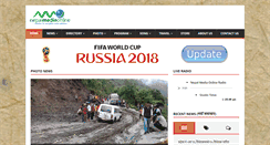 Desktop Screenshot of nepalmediaonline.com