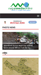 Mobile Screenshot of nepalmediaonline.com